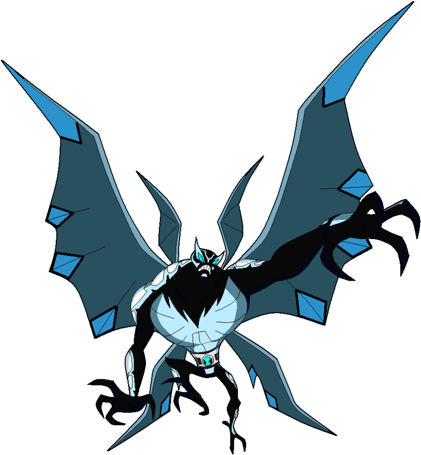 Ben 10 Marshall As Big Chill By Tashahemlock - Ben 10 Alien Force Vilgax Attacks Big Chill (860x929), Png Download