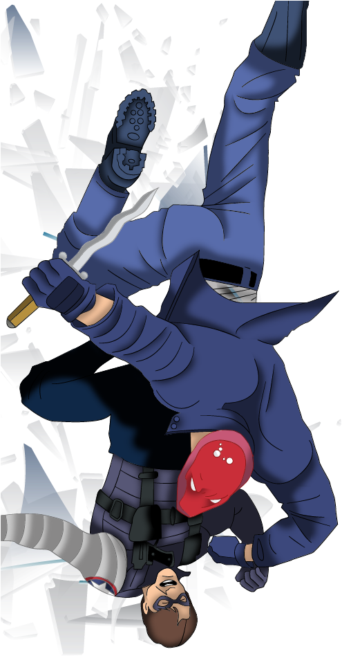 Red Hood Vs Winter Soldier By Contestofchampions On - Cartoon (499x954), Png Download