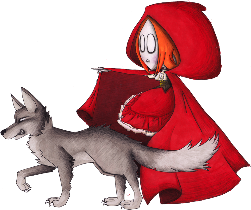 And That's Why It Wasn't Published In October - Little Red Riding Hood Fox (900x750), Png Download