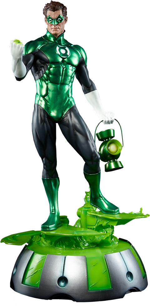 Parts And Accessories - Sideshow Green Lantern Premium Format Figure (in Stock) (480x976), Png Download