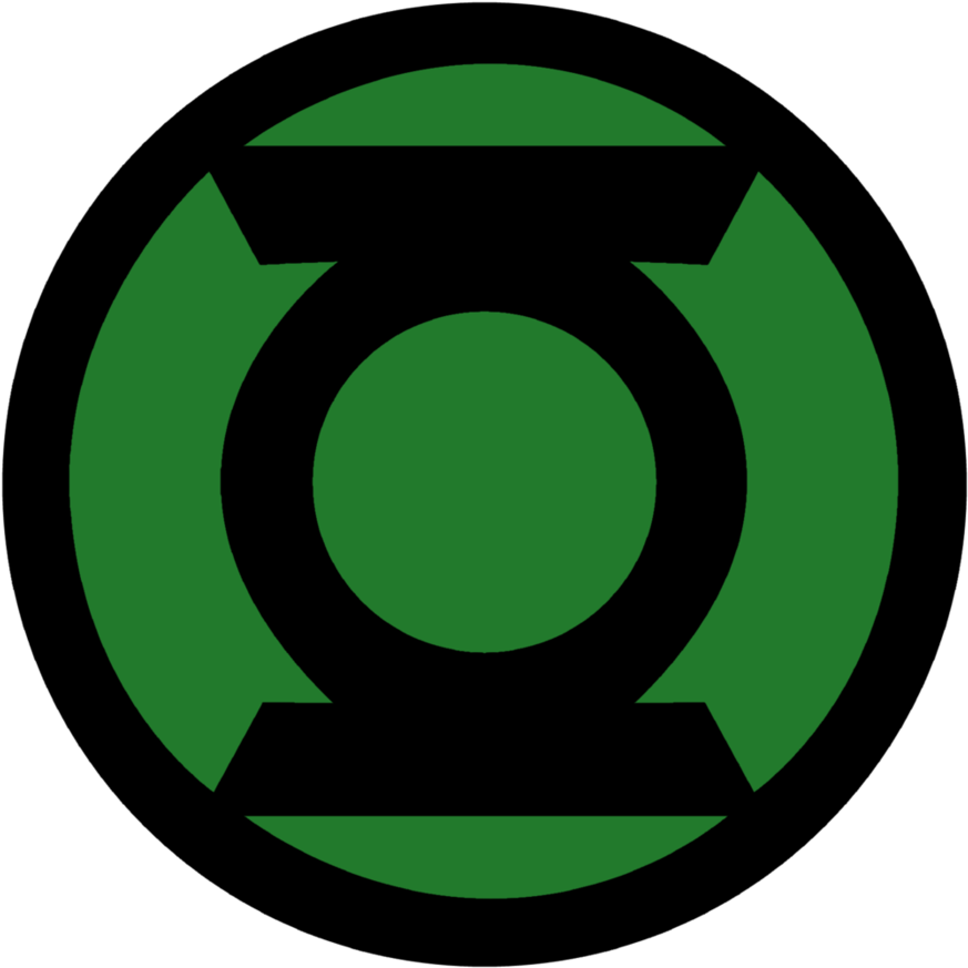 Green Lantern Corps Symbol Fill By Mr - Symbol Of Green Lantern (894x894), Png Download