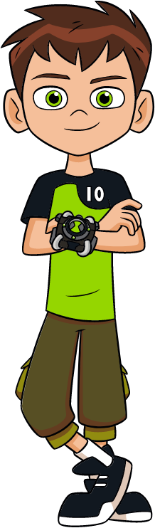 Posted By Kaylor Blakley At - Ben 10 Reboot Ben Tennyson (218x742), Png Download