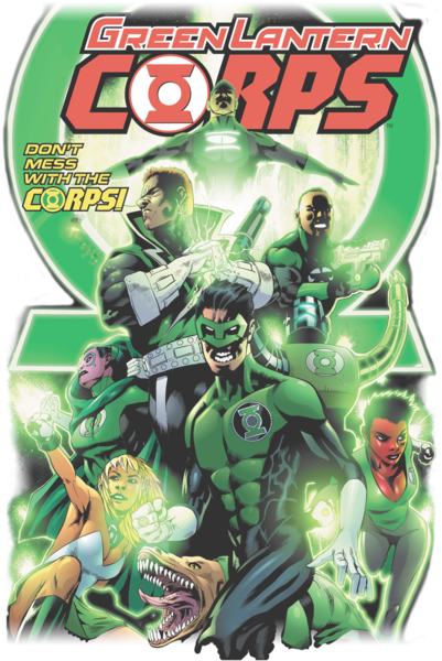 Green Lantern Gl Corps - Green Lantern Corps Peter Tomasi (400x612), Png Download