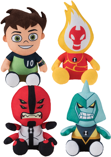 Ben 10 Plush Toys (381x540), Png Download