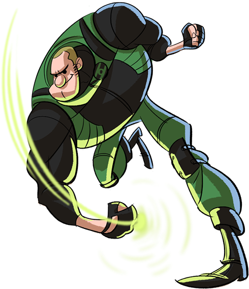 Green Lantern Redesign (600x601), Png Download