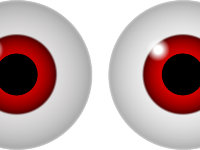 Scary Eyes Clipart - Eye (640x480), Png Download
