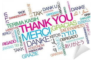 International Thank You Gracias Word Tag Cloud Greetings - Danke Für Ihr Engagement (400x400), Png Download