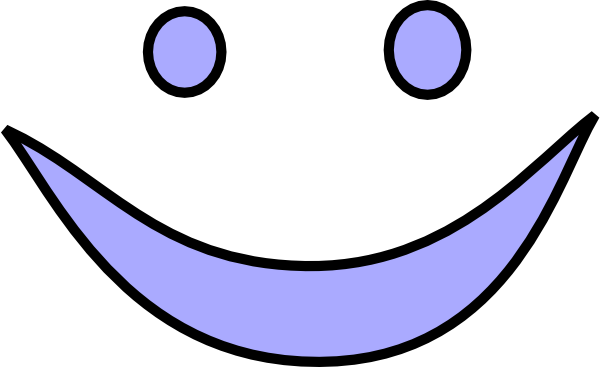 Smiley Eyes And Mouth Png (600x367), Png Download