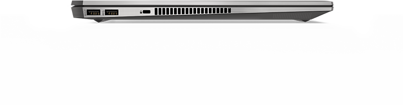 Hp Zbook Studio Side View Showing Port - Air Conditioning (800x440), Png Download