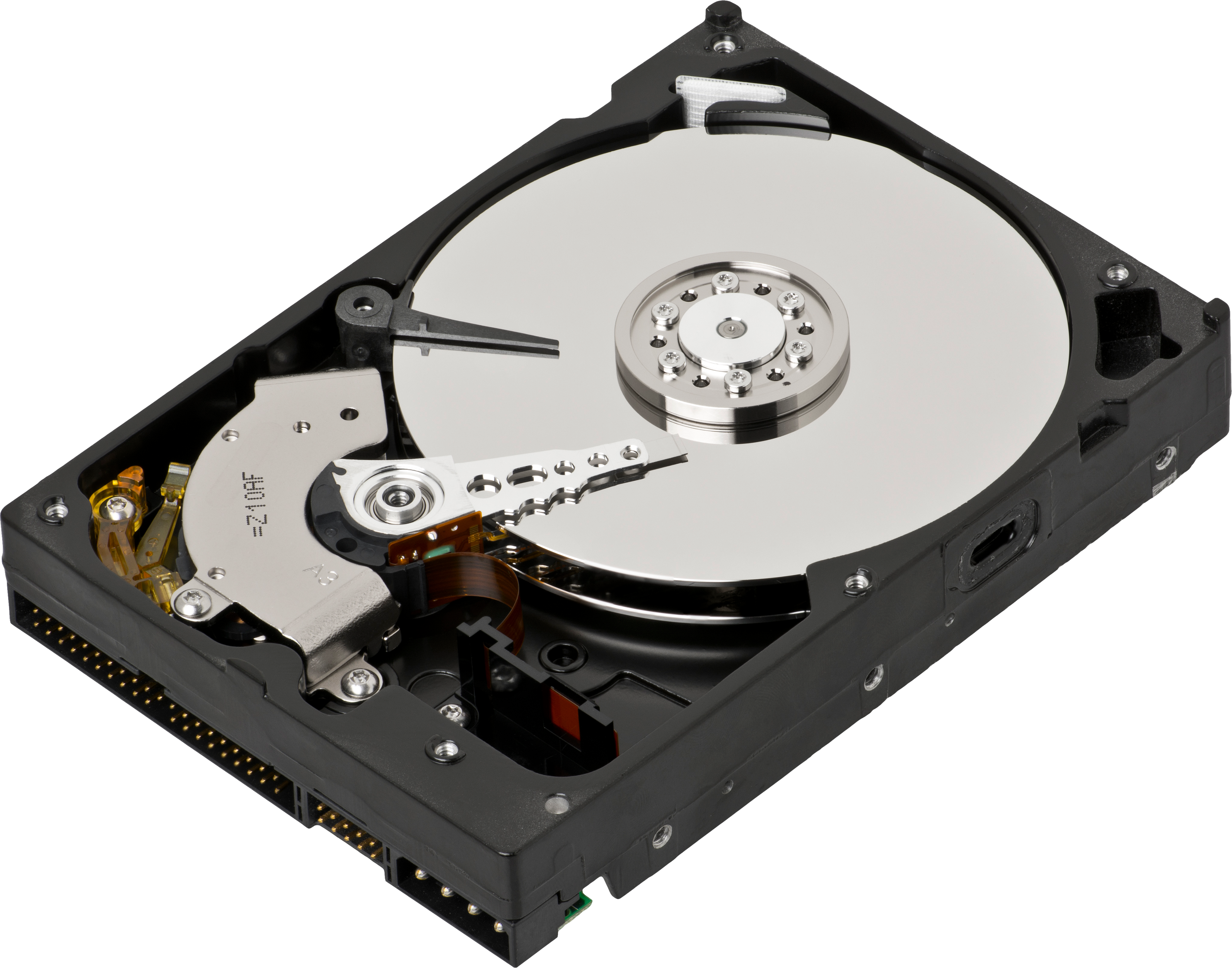 Secondary Storage Hard Drive (3500x2750), Png Download