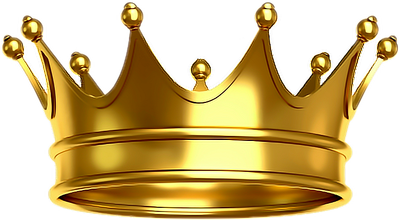 Corona Oro Dorado King - Kings Crown (786x434), Png Download