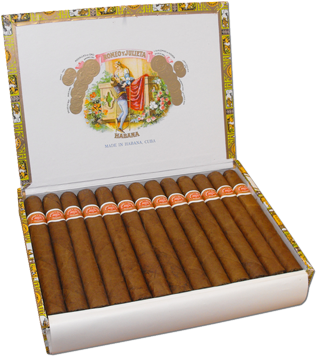 Romeo Y Julieta Coronas - Romeo Y Julieta Short Churchills Box Of 25 (315x415), Png Download