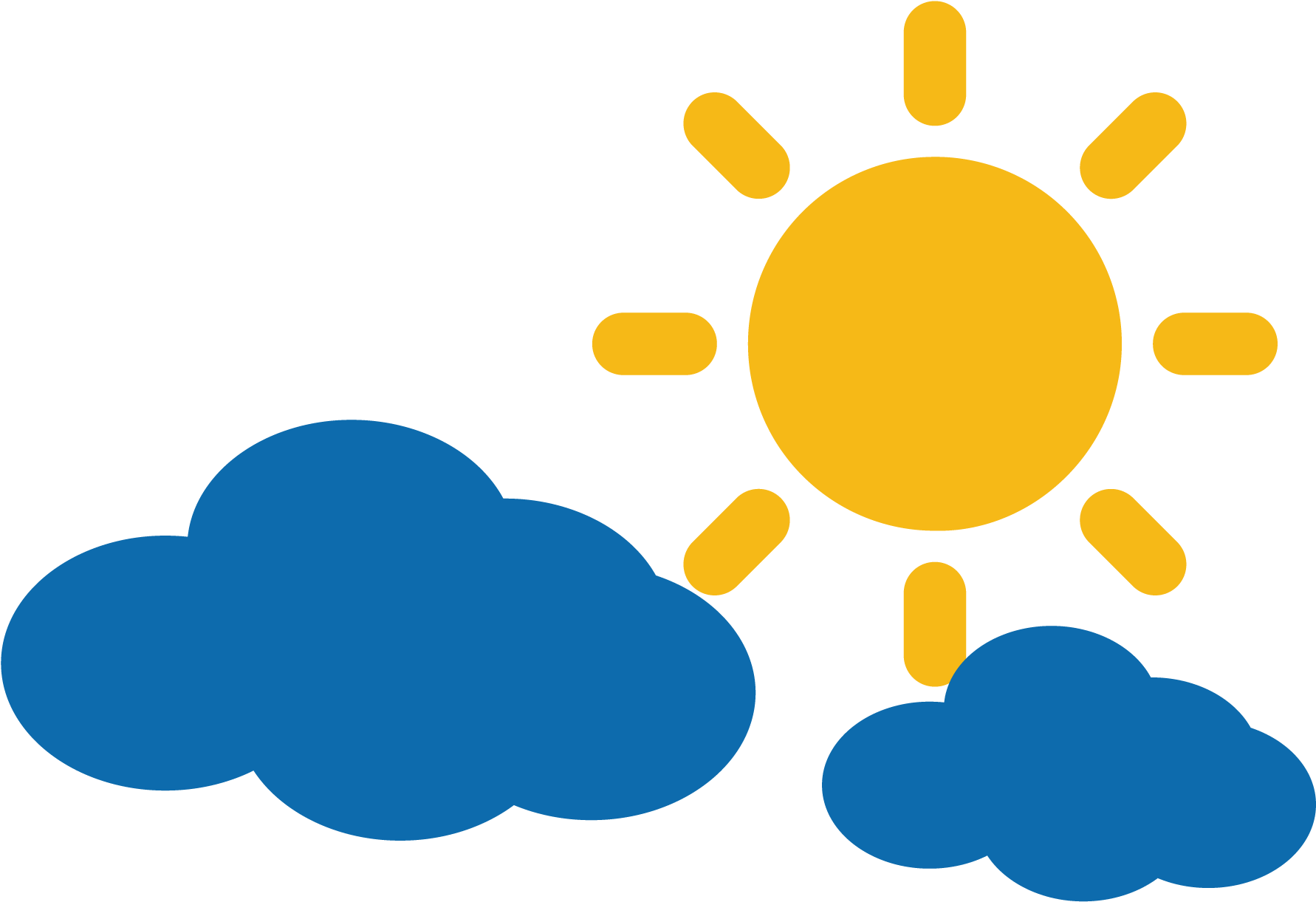 Nuvem E Sol 10 - Sol E Nuvem Png (3035x2150), Png Download