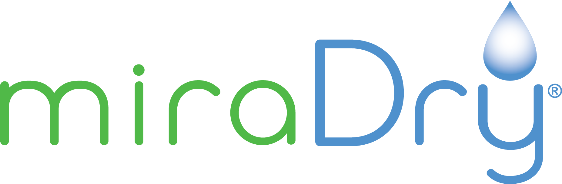 Sweat-free Underarms Treatment In Los Angeles, Ca With - Miradry Logo (2041x785), Png Download