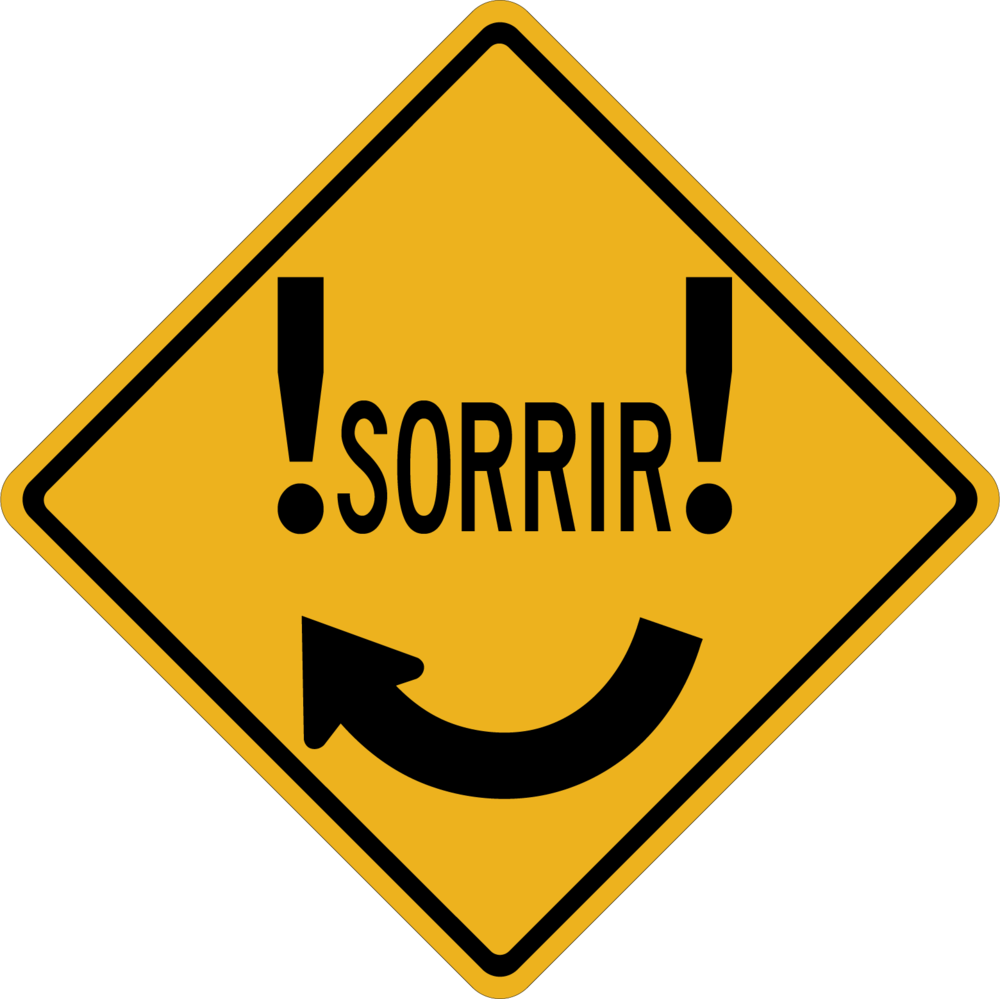 Smile-portugese - Road Work Ahead Sign (1000x999), Png Download
