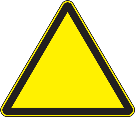 You Can Use These Ready-made Templates To Bring Your - Yellow Triangle Sign Meaning (600x600), Png Download