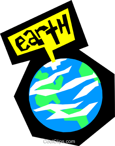 Planet Earth Royalty Free Vector Clip Art Illustration - Clip Art (379x480), Png Download