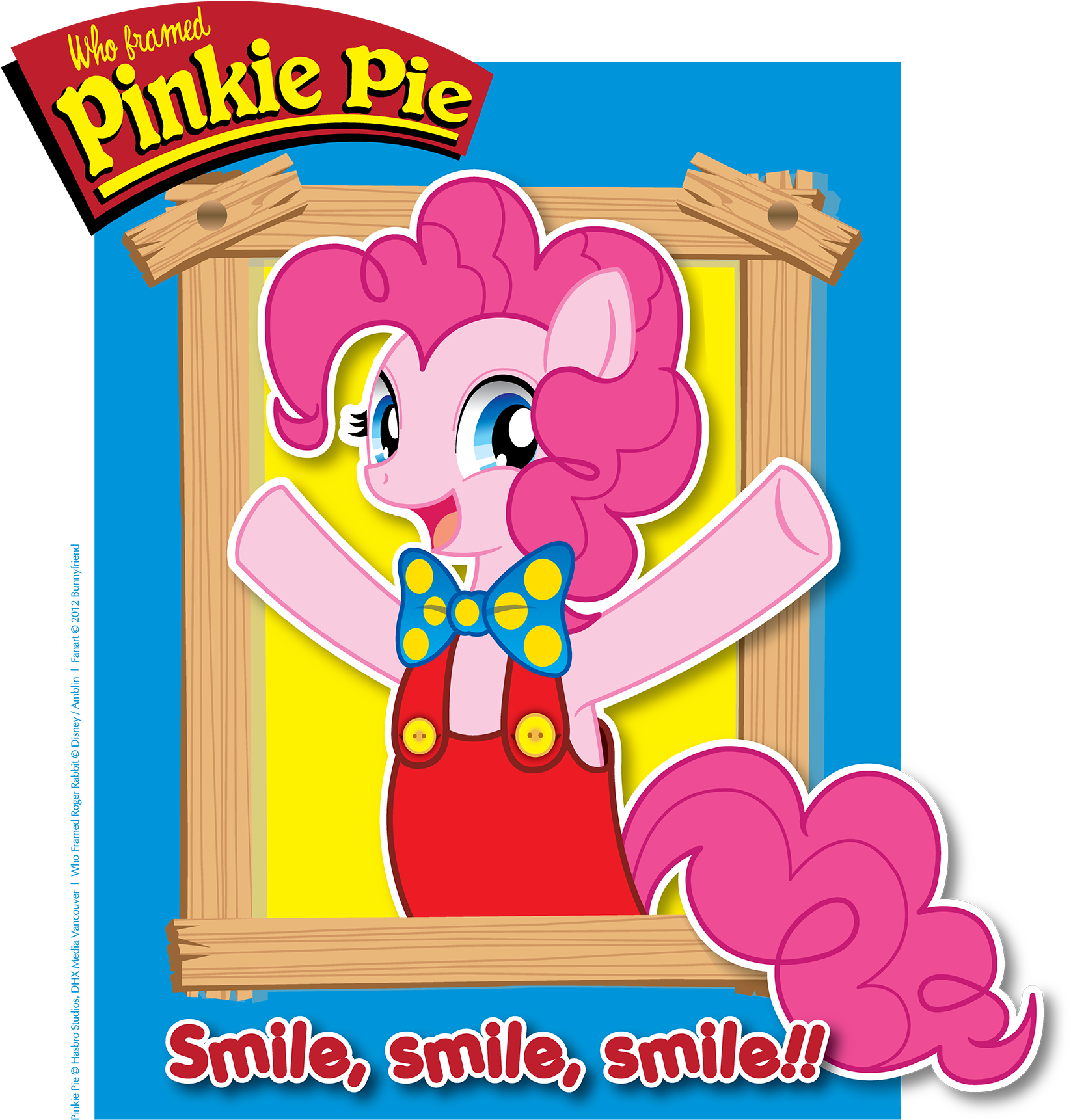 Unnyfriend Rabbit O Disney/amblin 1 Fanart2012 B Vancouver - My Little Pony Amblin (1700x1800), Png Download
