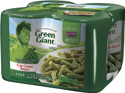 Green Giant Cut Green Beans 4 - Green Giant 4 Pack (400x400), Png Download