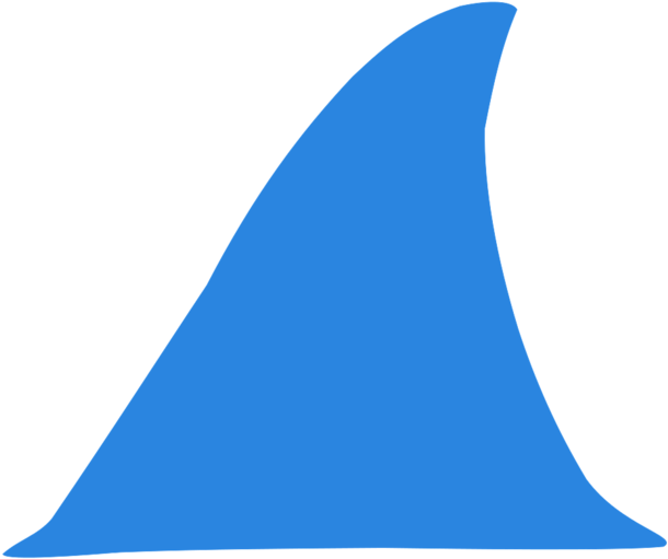 Interesting X Shark Fin Dolphin Fin Clip Art Clipartfest - Blue Shark Fin Clipart (600x503), Png Download