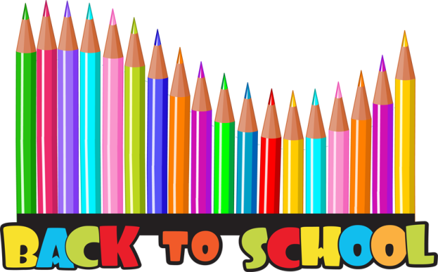 Back To School - Color Pencil Clipart Png (640x398), Png Download