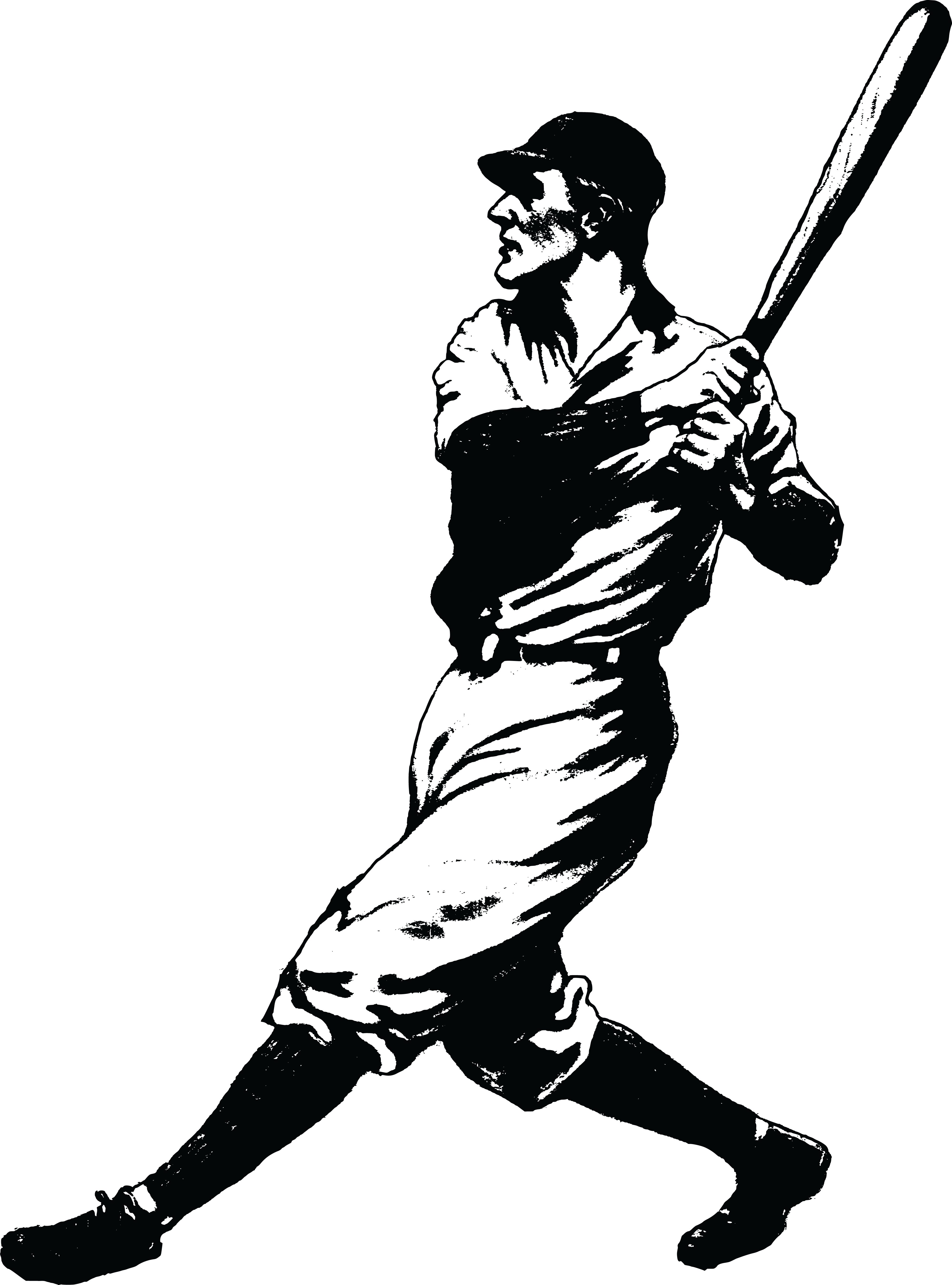 , , - Clipart Baseball Batter (4000x5399), Png Download