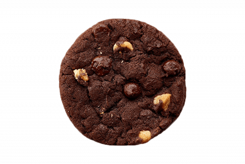 Double Chocolate Chip Cookie (480x321), Png Download