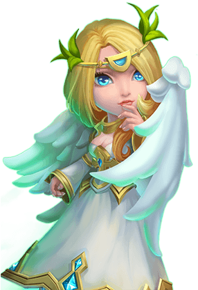 Angel - Castle Clash Boobs (330x438), Png Download