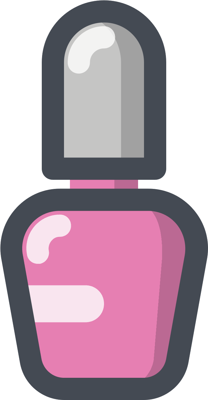 Vector Library Library Icon Kostenloser Download Png - Nail Polish Icon Png (1600x1600), Png Download