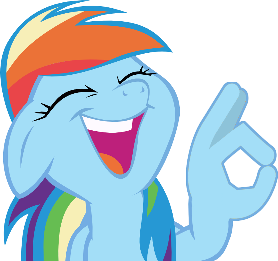 👌, 😂, Crying Laughing Emoji, Cursed Image, Derpibooru - 6ix9ine My Little Pony (971x880), Png Download