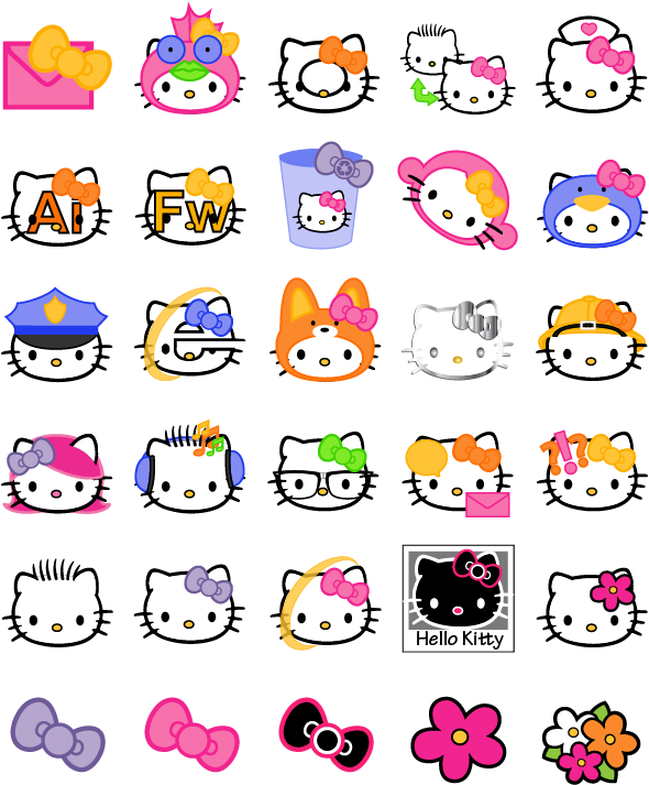 Hello Kitty (601x725), Png Download