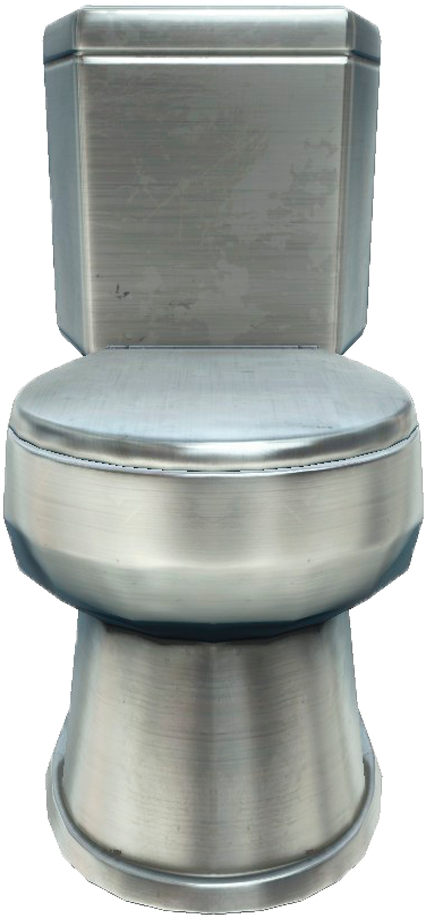 Fo4 Vault Toilet - Wiki (596x916), Png Download