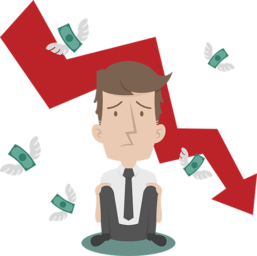 Business-loss - Business Loss Png (501x500), Png Download