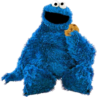 Cookiemonster - Sesame Street Cookie Monster (390x390), Png Download
