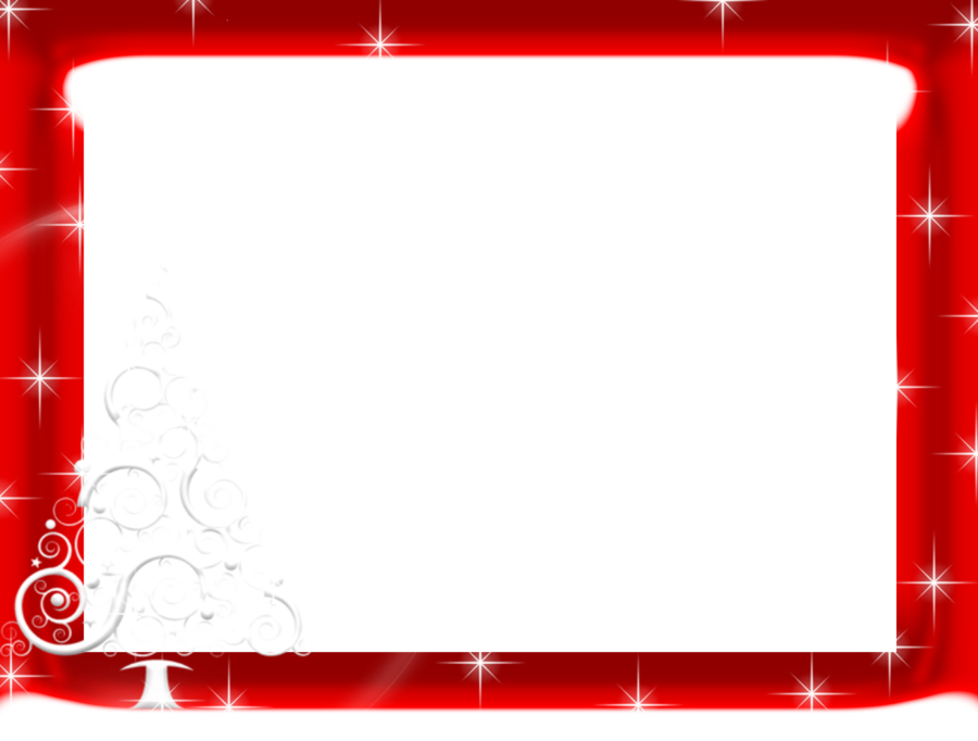 Frame Png Border For Christmas - Red Frames And Border (900x682), Png Download