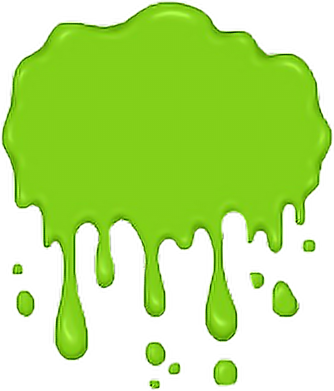 Image Free Scgreen Green Lime Sludge Sticker Beach - Slime Drips (652x764), Png Download