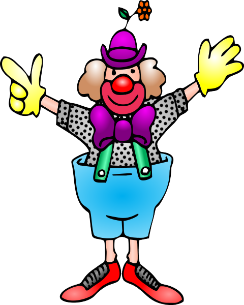 Clown Png Pic - Clown Clipart Free (480x600), Png Download