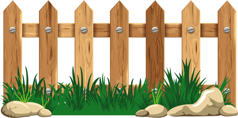 Fence Clipart Printable - Fence Clipart Png (600x300), Png Download