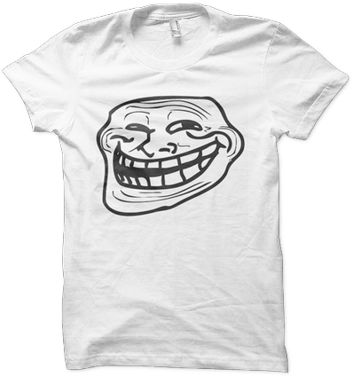 Troll Face - Troll Face Wall Decal Sticker 25" X 20" (405x540), Png Download