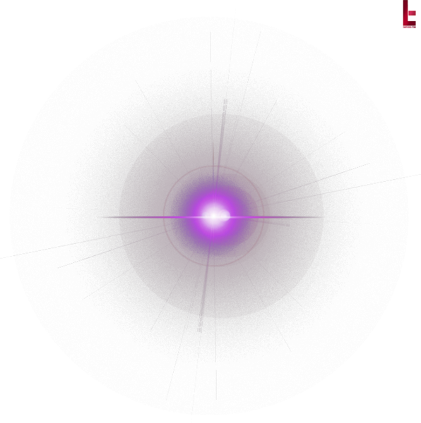 Purple Light Effect - Circle (596x600), Png Download