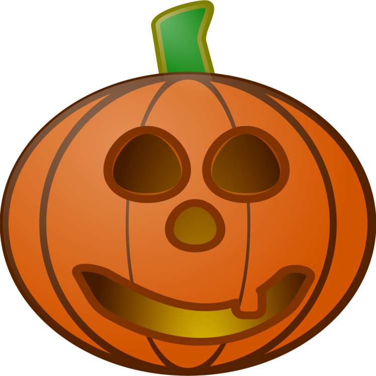 Scary Pumpkin Clipart At Getdrawings - Jack O Lantern Happy (709x710), Png Download