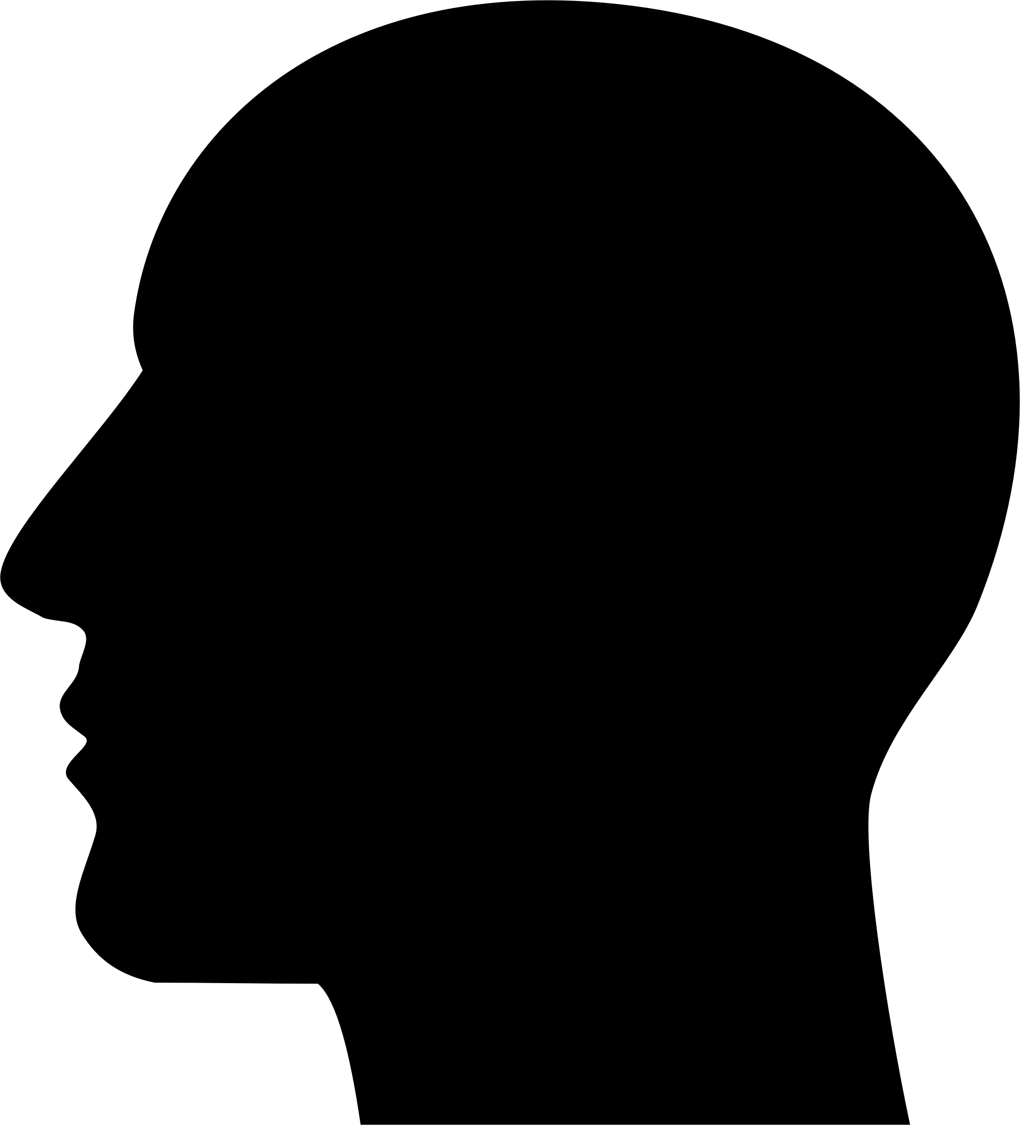 This Free Icons Png Design Of Man Head Silhouette (2056x2268), Png Download