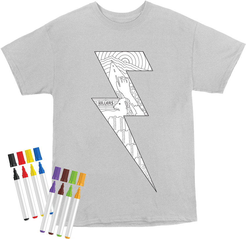 Hover To Zoom - The Killers (1000x1000), Png Download