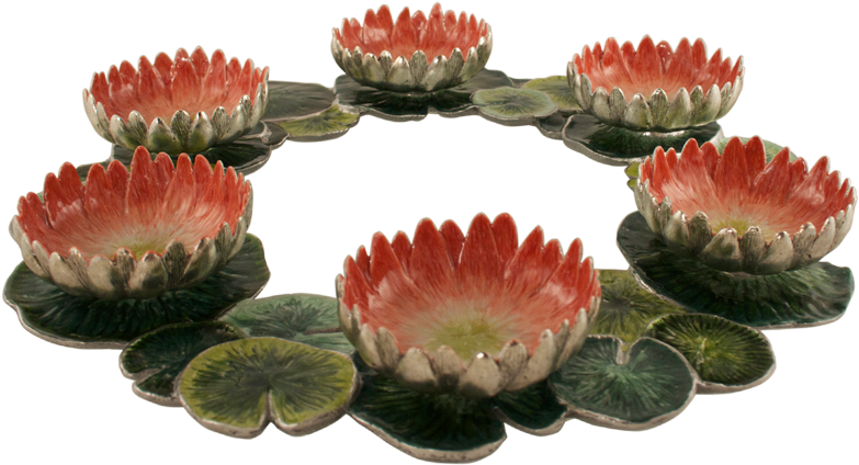 Lotus Centerpiece - Seder Plate (800x800), Png Download