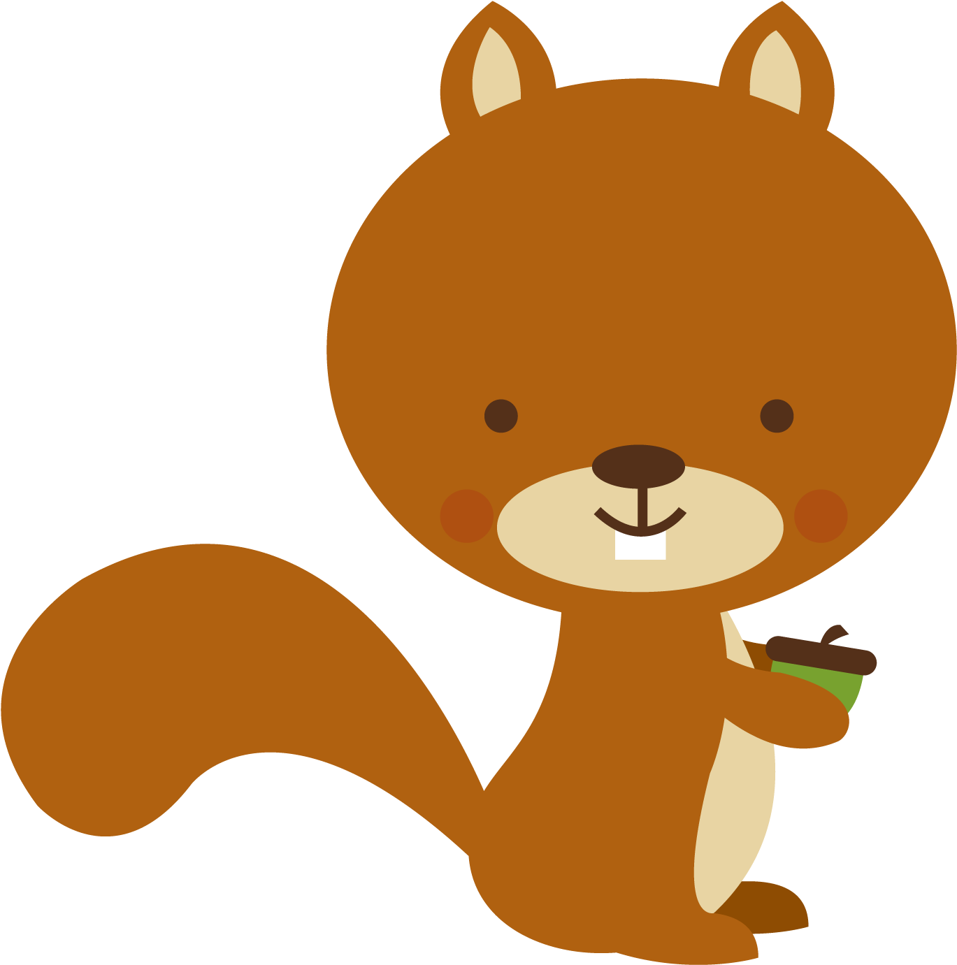 Floresta E Safari - Clipart Squirrel Png (1500x1500), Png Download