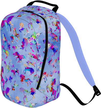 Watercolor Unicorn Backpack - Backpack (590x590), Png Download