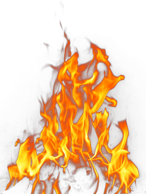 Realistic Fire Png Pin Fire Flame Psd Free Download - Kapital Home Grill Mat Set Of 2 - Non Stick Bbq Grilling (300x400), Png Download