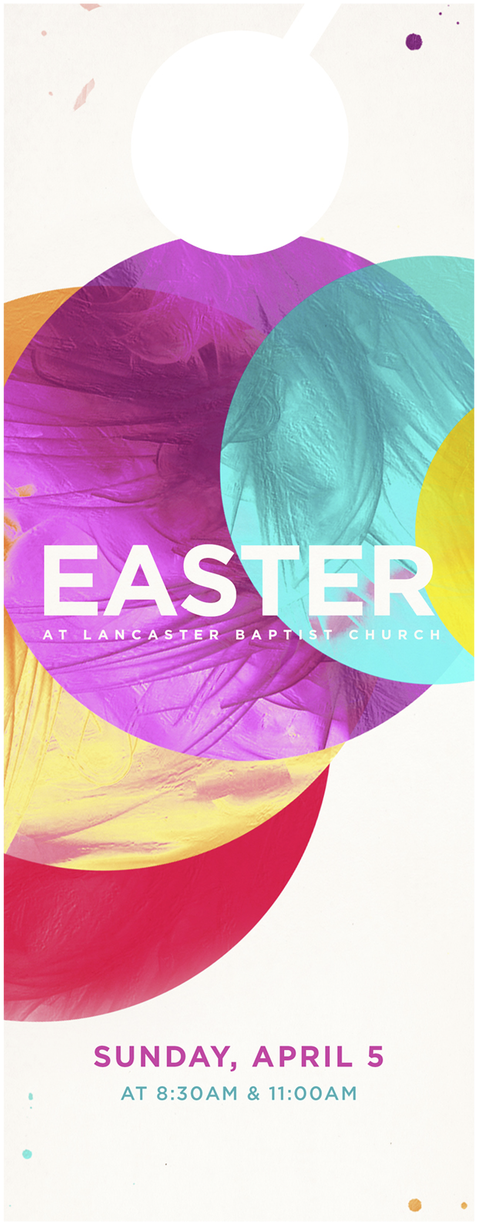 Easter Circles - Easter (907x1280), Png Download