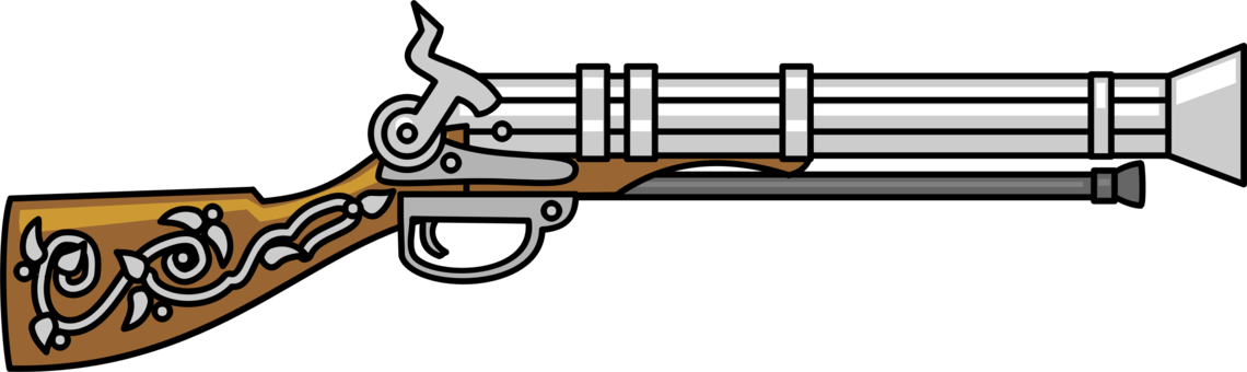 Firearm Gun Weapon Trigger Revolver - Gun (1140x340), Png Download
