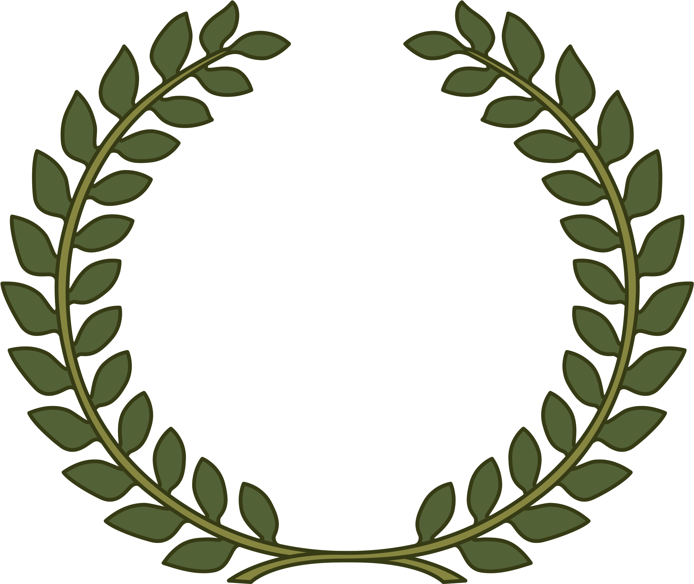 Laurel Wreath - Laurel Wreath Svg (2346x1974), Png Download
